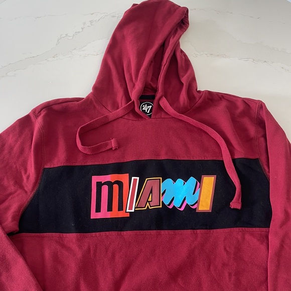 “47 Brand Miami Heat Mashup Hoodie - Picture 3 of 7